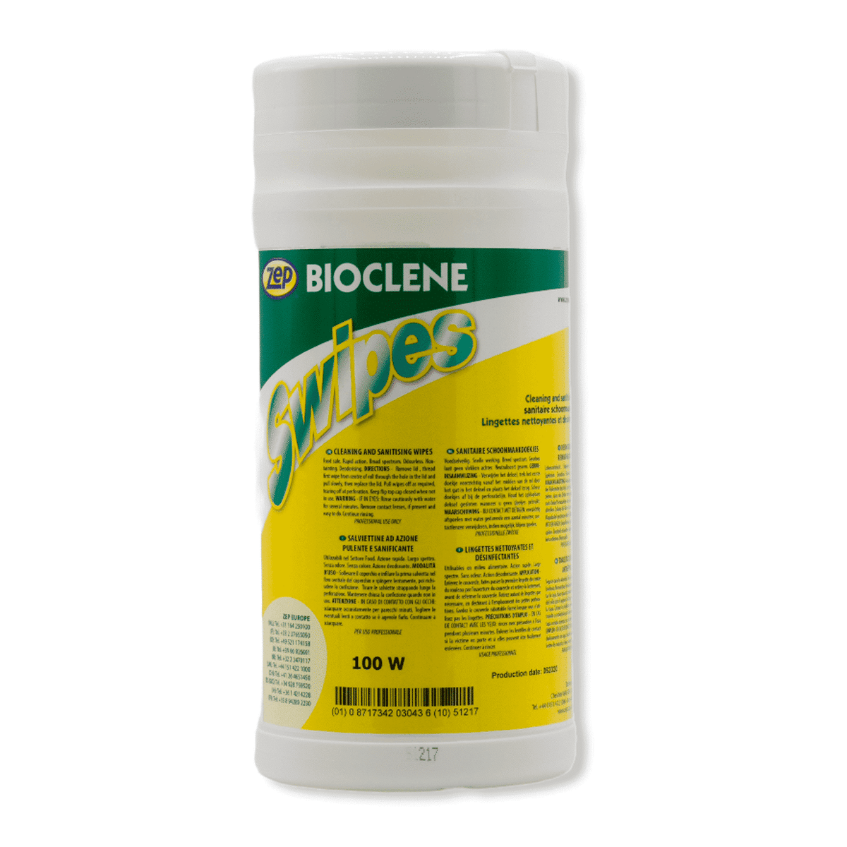 Zep Bioclene Swipes-desinfiointiliina