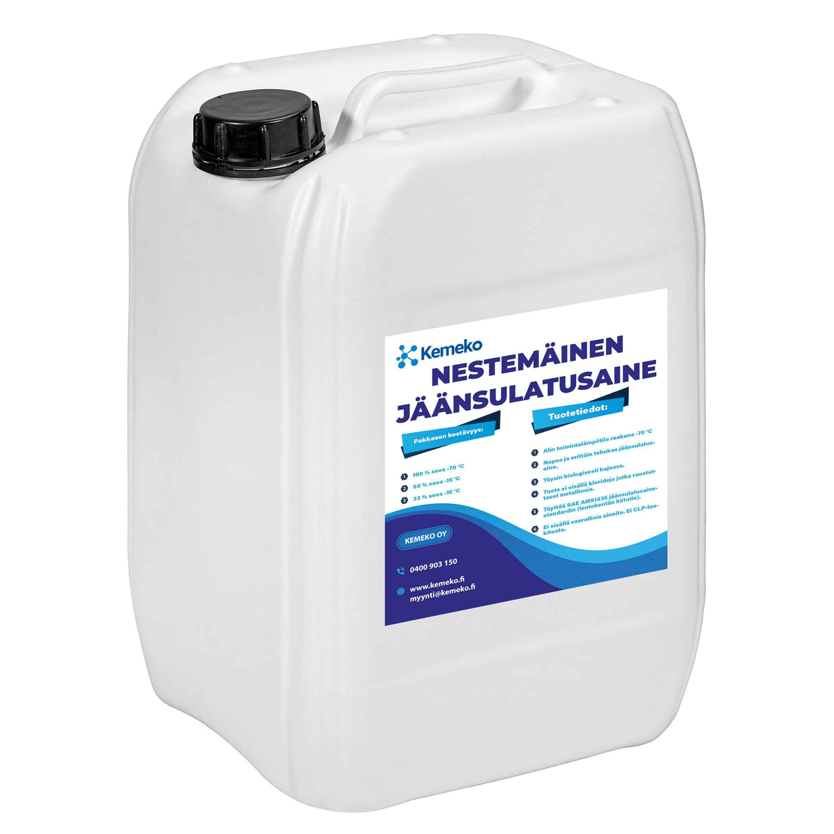 Nestemäinen jäänsulatusaine 12,5 kg