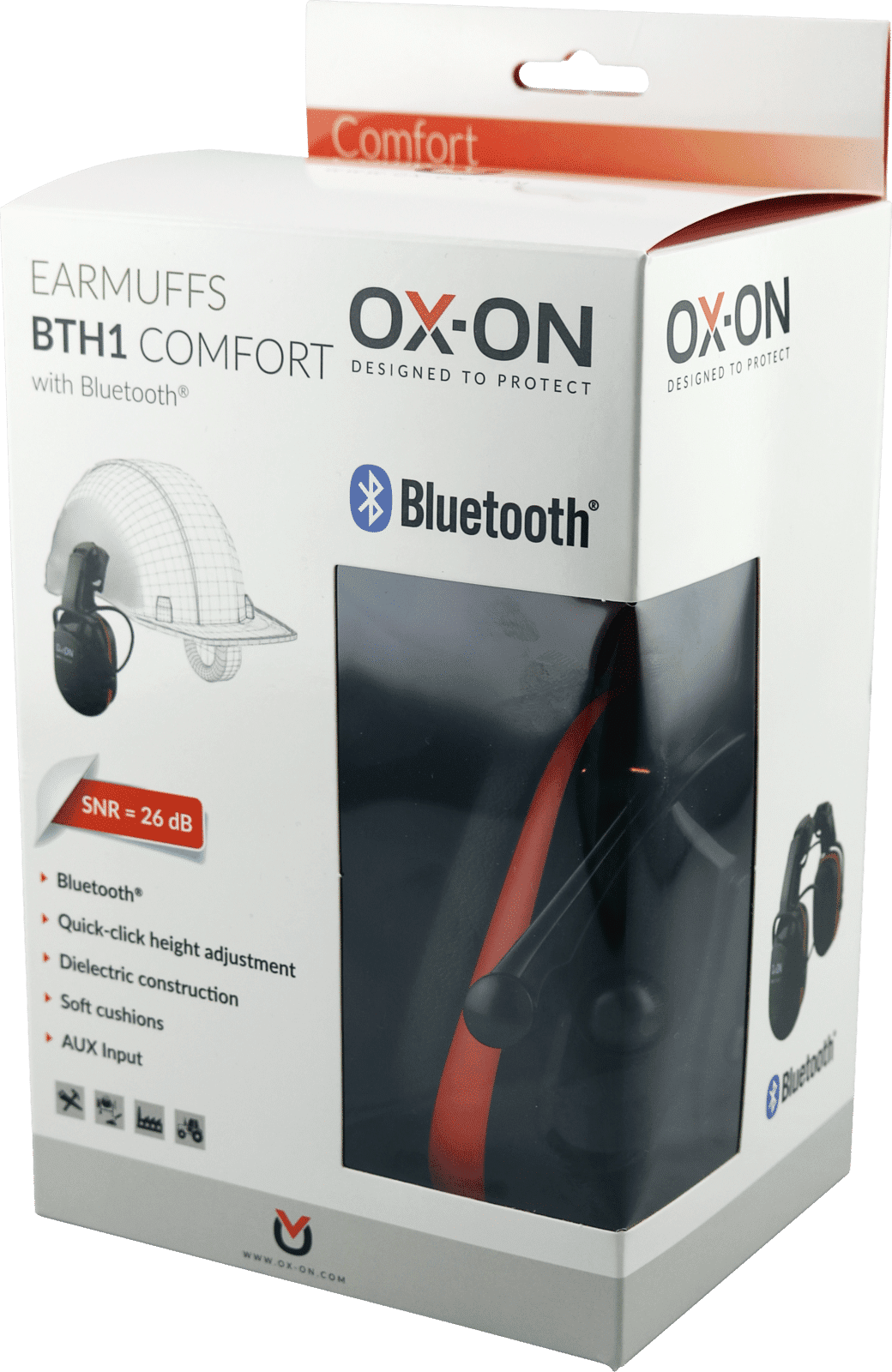 Kuulosuojaimet OX-ON Earmuffs BTH1 Comfort