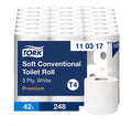 Tork T4 Premium Soft wc-paperi 3-krs valkoinen 34,70m/42rll