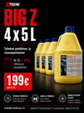 Big Z -paketti 4 × 5 L